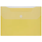 Winnable Velcro Poly Two File Pocket Envelope, Letter Size, Assorted Colours-8
