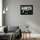 Led Zeppelin Live with Platinum LP - Framed Print - 28" x 38"-Ready to hang - arrives fully assembled