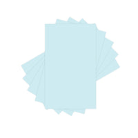 Lettermark Multi-Purpose Coloured Paper - 8.5" x 14" - Blue - 500 Sheets/Pack-Common uses:  Business reports, Manuals, Newsletters, Flyers, Bulletins 