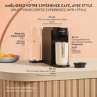 Nespresso Vertuo Up Espresso and Coffee Maker by Breville, Black-Slim design with a smooth-opening lever provides simple and intuitive way to make coffee