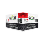 Globe Commercial Strong Can Liner Garbage Bag - 26" x 36" - Black - 200 Pack-One-at-a-time bag dispensing