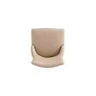 Manhattan Comfort - Lot de 2 chaises de salle à manger modernes Shubert 19,25 po en similicuir et velours, coloris beige-Garantie limitée du fabricant de 30 jours