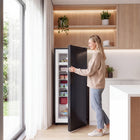 HOMCOM Compact Upright Freezer for Home - 7.0 cu. ft. - Black-7.0 Cu.Ft. capacity provides ample space for organised storage