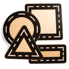 Learn Well Shape Drive Arounds-Perfect for all small world play environments, children’s imaginations will soar as they create little worlds of their own.