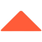 JAM Paper Standard Label Rolls - Triangle - 1 1/4 x 2 1/2 - Neon Red - 125 Labels/Roll-Size: Triangle ( 1 1/4 x 2 1/2 Inches ) | Printer friendly labels are easy to create and customize.