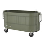 Permasteel Garden Bed with Self-Watering System - Army Green-Engrow Technology for sustainable gardening experience