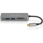 Aluratek USB Type-C Multimedia Hub and Card Reader with HDMI -Mirror Your Smartphone