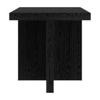 Hudson&Canal Boden 22"W Square Side Table - Black Grain-Table is made of high-quality and durable MDF materials