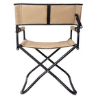 My Home My Living Outdoor Director's Chairs - Tan - 2 Pack-Modern X-leg frame design 