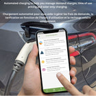 Emporia - Chargeur NACS/TESLA pour véhicules électriques de niveau 2 (48 A) câblé et ensemble de gestion de charge biphasée Vue 3 - Noir-8