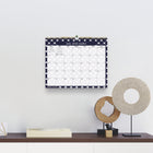 Blueline 12 Month Monthly Academic Wall Calendar - August to July - 15" H x 12" W - Nautical Design - Bilingual-Includes numbered weeks, Julian dates, holidays, and moon phases