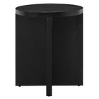 Modway - Silas Manche Table d’appoint en bois - Noir-Nivellement, pieds sans marquage