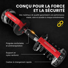 MotionGrey - Haltères ajustables 5 à 52,5 lb - Système 3-en-1 (haltère, barre et kettlebell) avec 15 niveaux de poids réglables et poignée haute résistance-7