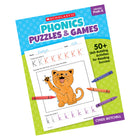 Scholastic Teaching Solutions Phonics Puzzles & Games Activity Book for PreK-K-Builds key foundational skills to set the stage for reading success