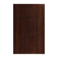 Flash Furniture – Dessus de table rectangulaire de 30 x 48 po en résine, noyer (TP-WAL-3048-GG)-Ensemble de 2 dessus de table de restaurant