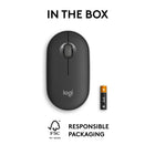 Logitech Pebble Mouse 2 M350s Slim Bluetooth Wireless Mouse - Portable - Lightweight - Customizable Button - Graphite-9