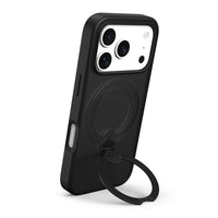 AXS PROShield Stand MagSafe Compatible Phone Case for Apple iPhone 17 Pro - Black-360° rotating stand for portrait or landscape viewing 