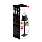 Xtricity Lucie Portable LED Touch Table Lamp - Black-Touch activation for easy operation
