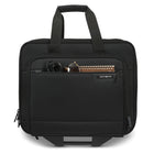 Samsonite Classic 15.6" NXT Wheeled Mobile Office Carry-on Luggage  - RFID - Black-SmartSleeve allows you to slip the bag over most suitcase pull-handles so it can sit securely on top for hassle-free travel