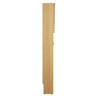 Modway Render Over the Toilet Bathroom Storage Cabinet - Oak-Adjustable Shelves