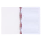 Pep Rally Cut-Out Coil Notebook - 6.1" W x 8.26" H - Pattern Power-Dimensions: 6.1" W x 8.26" H