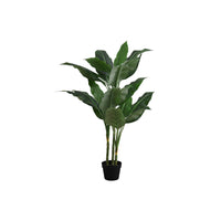 Monarch Specialties 42" Artificial Indoor Evergreen Tree - Floor - Black Pot-Add a vibrant burst of greenery to any floor of your home or office with this 42" tall artificial indoor evergreen tree in a 5" black pot
