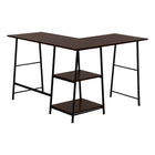 Monarch Specialties - 7590 Bureau 48 po L - Dessus Espresso De Coin/Metal Noir-7