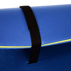HOMCOM Roll-Up Pool Float Pad for Lakes - 10' x 5' - Blue-With buckles to connect tethers to prevent yourself and the mat from drifting away( tethers not included)
