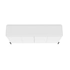 Manhattan Comfort Abbey Modern Accent Cabinet and Sideboard - White - Set of 2-30 Day Limited Manufacturer's Warranty