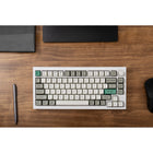 Keychron Q1 Max RGB Wireless Mechanical Keyboard - Brown Switch - 75% Layout with Knob - Shell White-Powerful Performance: Equipped with a powerful ARM Cortex-M4 chip and a rapid 1000 Hz polling rate, the Q1 Max delivers lightning-fast responsiveness for gaming and productivity tasks alike.
