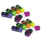 Eisen 2-in-1 Sharpener and Eraser - 10 Pack-German-made steel blades