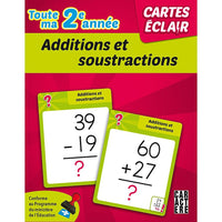 Caractere Additions et soustractions - Grade 2 - French-The format of this workbook not only enables the child to target the essential lessons learned in class in order to review them at home but it also motivates him or her to study with an adult in a playful manner