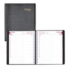 Brownline 2027 Daily Planner - 11" x 8-1/2" - Black-12-Month: January 2027 to December 2027