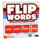 Continuum Games Flip Words Game - Set of 155-Classic game with a twist: Each letter is double sided, each side corresponding with a player. Players take turns placing their tiles to form new words. Every tile of any newly formed word is flipped to that players color