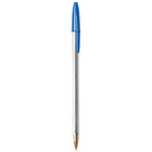 BIC - Stylos à bille Cristal - 1,0 mm - bleu - Paquet de 12-Avec la technologie d'encre Easy-Glide - jusqu'à 35 % plus doux en comparaison avec les systèmes d'encre de stylo à bille courants de BIC