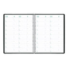 Blueline 2027 DuraFlex Weekly Planner - 10-3/4" x 8-1/2" - Black - Bilingual-12-month reference calendar on each spread