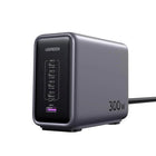 UGREEN Nexode 300W 5-Port GaN USB-C/USB-A PD Desktop Charger-300W Charger with New Charging Technology: Equipped with USB PD 3.1, this charger allows for an expanded voltage range, including 28V in addition to the standard 5V, 9V, 15V, and 20V. This flexibility enables your devices to receive the precise voltage needed for optimal performance. Charge your MacBook Pro at full 140W speed with a USB C to MagSafe 3 cable (not included).