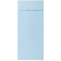 JAM Paper Enveloppe à ouverture au sommet avec fermeture gommée, 4 1/8 x 9 1/2 po, bleu poudre, 100/pqt-Bleu poudre