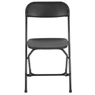 Flash Furniture – Chaise pliante HERCULES de qualité supérieure en plastique d’une capacité de 800 lb, noir (LEL3BLACK)-Chaise pliante en plastique