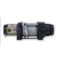 Novawinch Super B 3,500 lb 12V Electric ATV/UTV Winch with Wire Cable and Handbar Switch-High-Torque permanent magnet motor (up to 2.6hp)