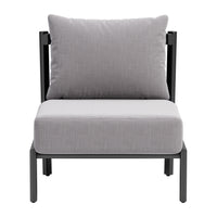 Zuo Horizon Accent Chair - Grey-Removable and washable cushion cover