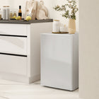 HOMCOM 2.5 cu ft Mini Fridge with Freezer - White-Compact size suitable for dormitories, RVs, and small apartments
