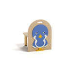Mitybilt WildWoods Chair - Blue Jay -Backrest with printed P.E.T. acoustic felt, Blue Jay