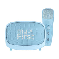 myFirst Voice 2 Kids Karaoke Machine - Blue-Perfect for kids aged 5 - 12, designed with young users in mind to make it easy and fun for kids to use while unleashing their creativity.