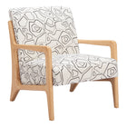 Zuo Runa Accent Chair - Beige/Natural-Assembly not required