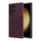 AXS PROTech Plus Dual-Layered Anti-Shock Sleek Case for Samsung Galaxy S24 Ultra - Sangria-Drop resistant up to 10 feet