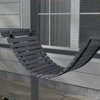 PawHut 74" H Outdoor Catio Cat Enclosure with Weatherproof Canopy and Bridges - Grey-Cats relish the heights, hideouts, and sunshine 