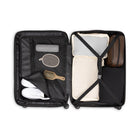 Swiss Mobility YVR 30" Hardside Spinner Luggage - Black-Telescopic trolley handle with multi-stage locking heights
