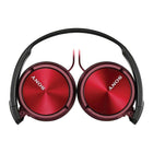 Sony Over-Ear Headphone for Smartphone - Red-The integrated microphone and multi-function control button make the MDR-ZX310AP the perfect companion for your smartphone