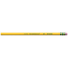 Ticonderoga Wood-Cased Pencils - Medium - #2.5 F - Yellow - 12 Pack-Latex free eraser